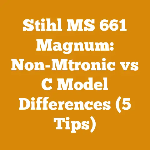 Stihl MS 661 Magnum: Non-Mtronic vs C Model Differences (5 Tips)