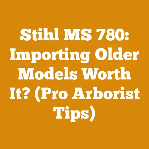 Stihl MS 780: Importing Older Models Worth It? (Pro Arborist Tips)