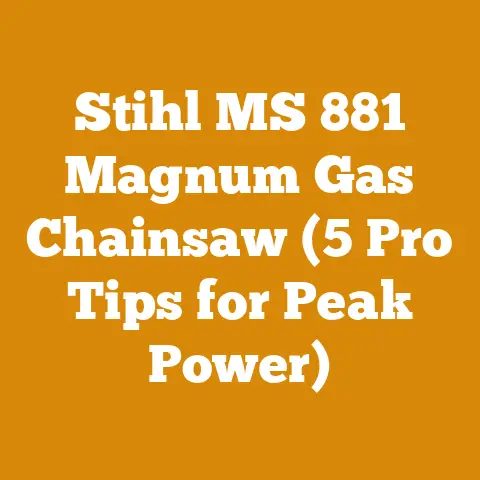 Stihl MS 881 Magnum Gas Chainsaw (5 Pro Tips for Peak Power)