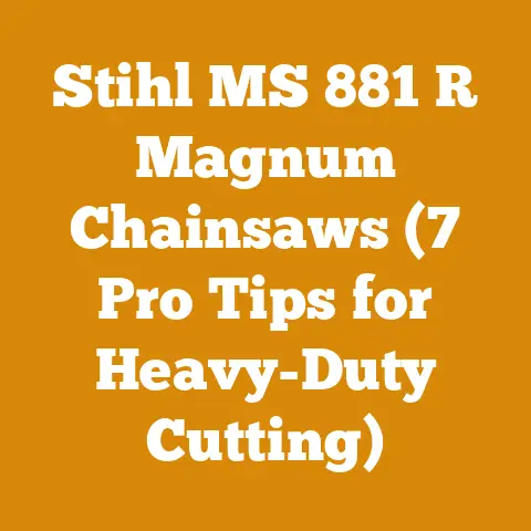 Stihl MS 881 R Magnum Chainsaws (7 Pro Tips for Heavy-Duty Cutting)