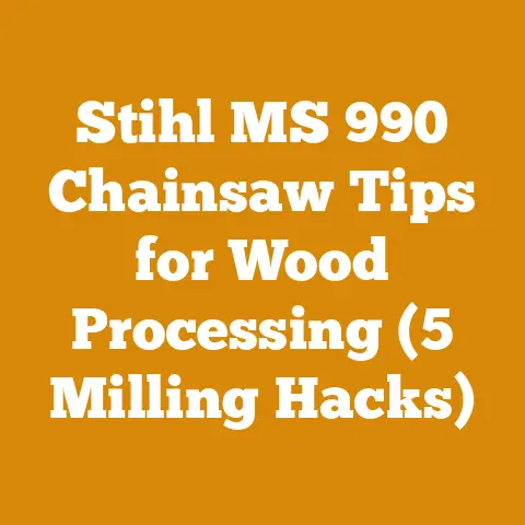 Stihl MS 990 Chainsaw Tips for Wood Processing (5 Milling Hacks)