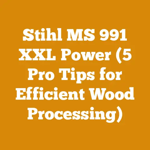 Stihl MS 991 XXL Power (5 Pro Tips for Efficient Wood Processing)