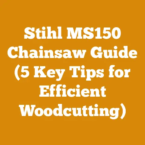 Stihl MS150 Chainsaw Guide (5 Key Tips for Efficient Woodcutting)