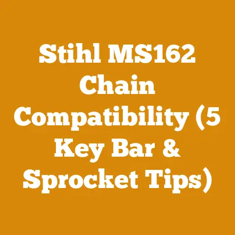 Stihl MS162 Chain Compatibility (5 Key Bar & Sprocket Tips)