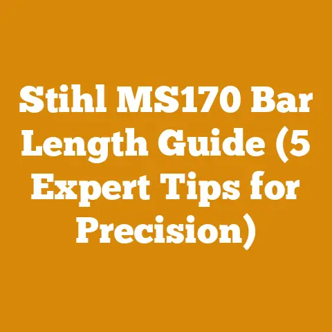 Stihl MS170 Bar Length Guide (5 Expert Tips for Precision)