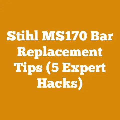 Stihl MS170 Bar Replacement Tips (5 Expert Hacks)