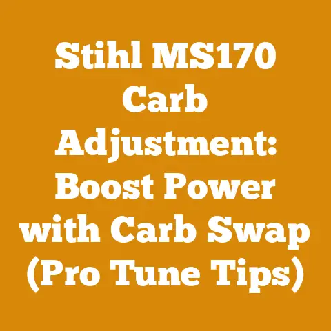 Stihl MS170 Carb Adjustment: Boost Power with Carb Swap (Pro Tune Tips)