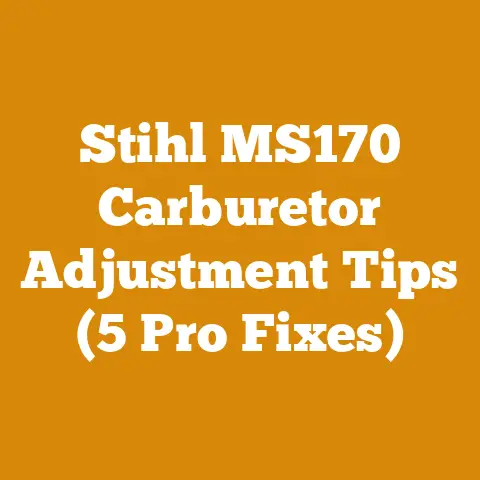 Stihl MS170 Carburetor Adjustment Tips (5 Pro Fixes)