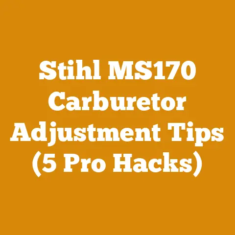 Stihl MS170 Carburetor Adjustment Tips (5 Pro Hacks)
