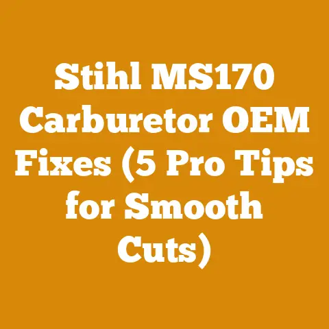Stihl MS170 Carburetor OEM Fixes (5 Pro Tips for Smooth Cuts)
