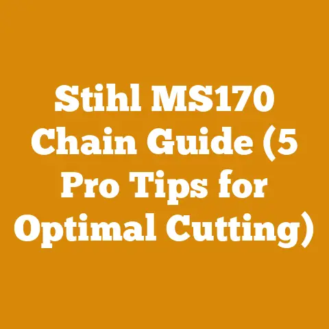 Stihl MS170 Chain Guide (5 Pro Tips for Optimal Cutting)
