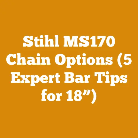 Stihl MS170 Chain Options (5 Expert Bar Tips for 18”)