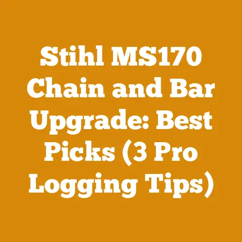 Stihl MS170 Chain and Bar Upgrade: Best Picks (3 Pro Logging Tips)