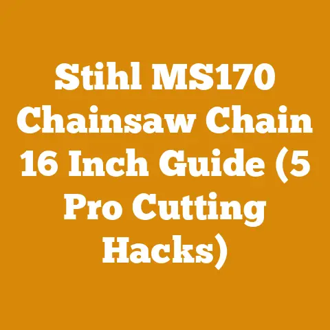 Stihl MS170 Chainsaw Chain 16 Inch Guide (5 Pro Cutting Hacks)