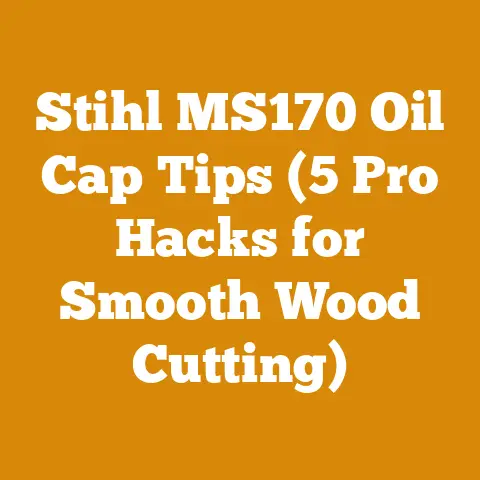 Stihl MS170 Oil Cap Tips (5 Pro Hacks for Smooth Wood Cutting)