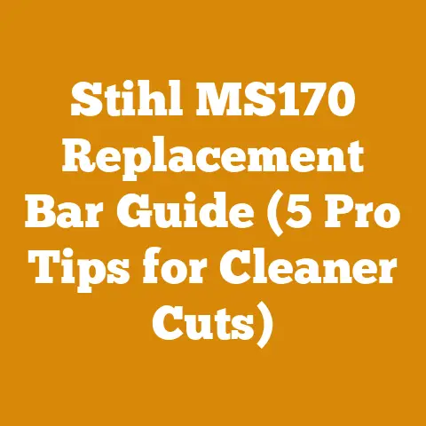 Stihl MS170 Replacement Bar Guide (5 Pro Tips for Cleaner Cuts)