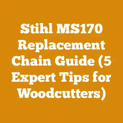 Stihl MS170 Replacement Chain Guide (5 Expert Tips for Woodcutters)
