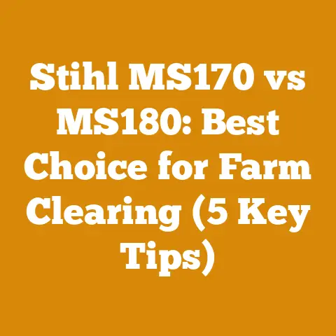 Stihl MS170 vs MS180: Best Choice for Farm Clearing (5 Key Tips)
