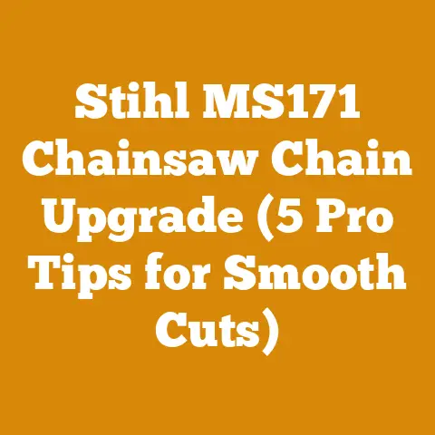 Stihl MS171 Chainsaw Chain Upgrade (5 Pro Tips for Smooth Cuts)