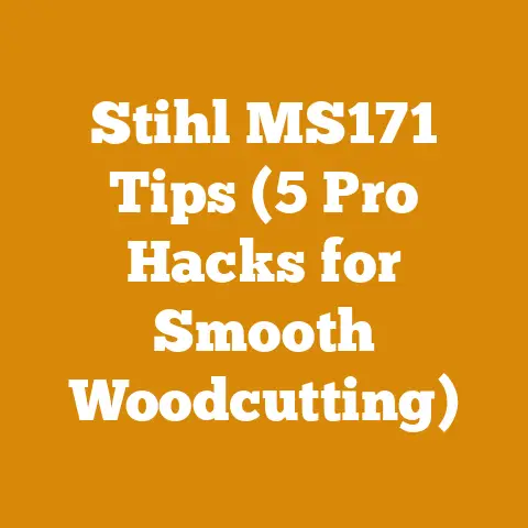 Stihl MS171 Tips (5 Pro Hacks for Smooth Woodcutting)