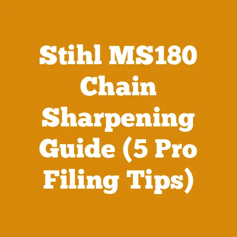 Stihl MS180 Chain Sharpening Guide (5 Pro Filing Tips)