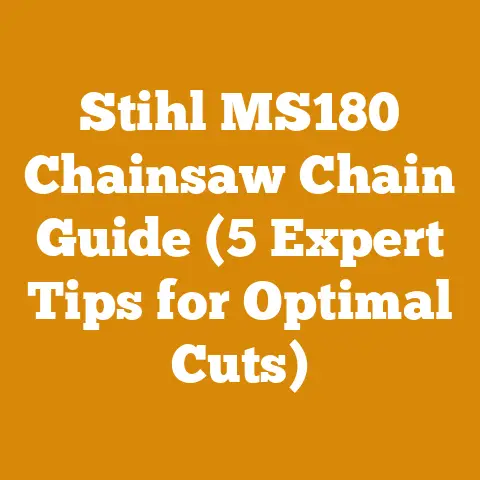 Stihl MS180 Chainsaw Chain Guide (5 Expert Tips for Optimal Cuts)
