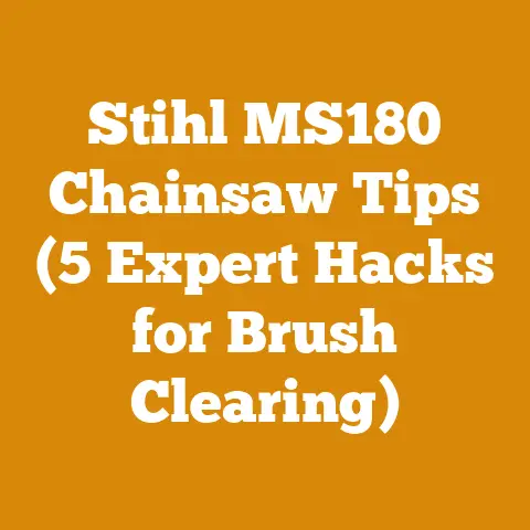 Stihl MS180 Chainsaw Tips (5 Expert Hacks for Brush Clearing)