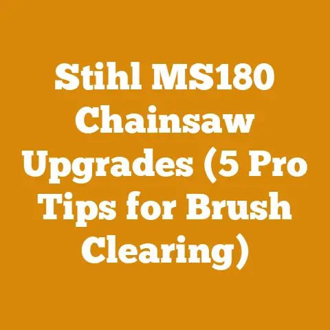 Stihl MS180 Chainsaw Upgrades (5 Pro Tips for Brush Clearing)