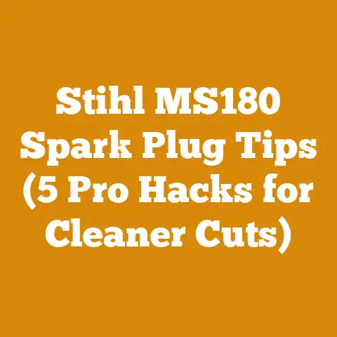 Stihl MS180 Spark Plug Tips (5 Pro Hacks for Cleaner Cuts)