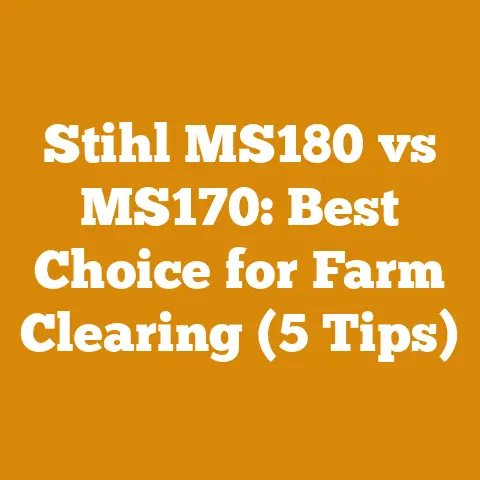 Stihl MS180 vs MS170: Best Choice for Farm Clearing (5 Tips)
