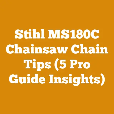 Stihl MS180C Chainsaw Chain Tips (5 Pro Guide Insights)