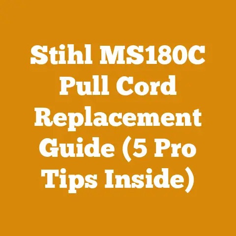 Stihl MS180C Pull Cord Replacement Guide (5 Pro Tips Inside)