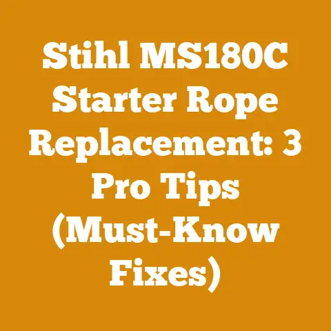 Stihl MS180C Starter Rope Replacement: 3 Pro Tips (Must-Know Fixes)