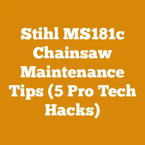 Stihl MS181c Chainsaw Maintenance Tips (5 Pro Tech Hacks)