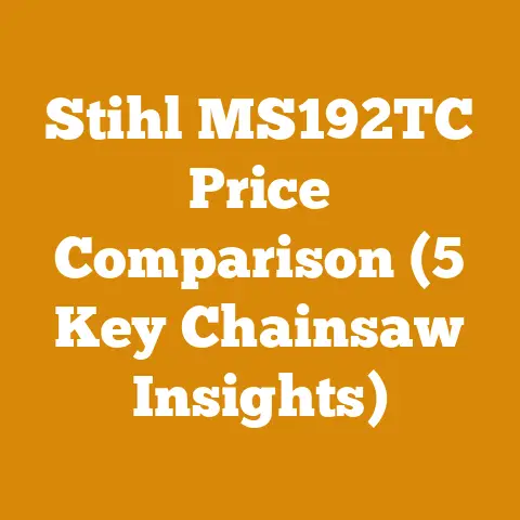 Stihl MS192TC Price Comparison (5 Key Chainsaw Insights)