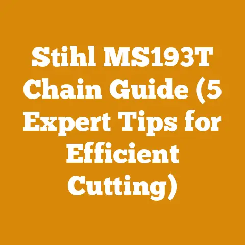 Stihl MS193T Chain Guide (5 Expert Tips for Efficient Cutting)