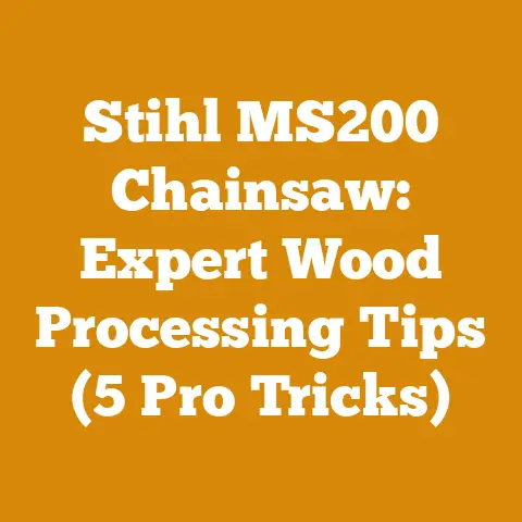 Stihl MS200 Chainsaw: Expert Wood Processing Tips (5 Pro Tricks)