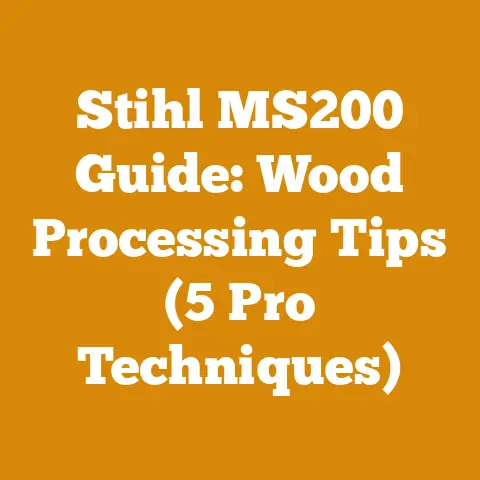 Stihl MS200 Guide: Wood Processing Tips (5 Pro Techniques)