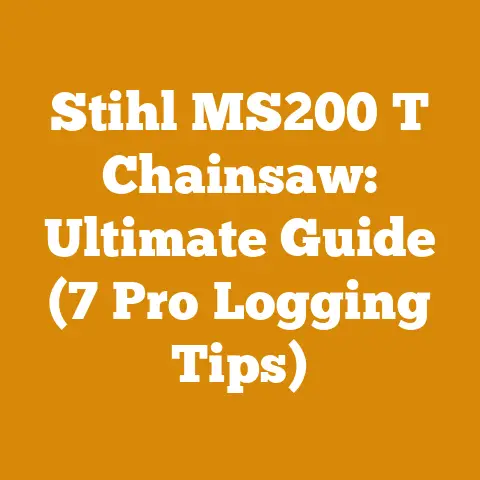 Stihl MS200 T Chainsaw: Ultimate Guide (7 Pro Logging Tips)