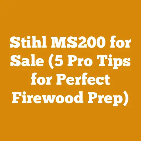 Stihl MS200 for Sale (5 Pro Tips for Perfect Firewood Prep)