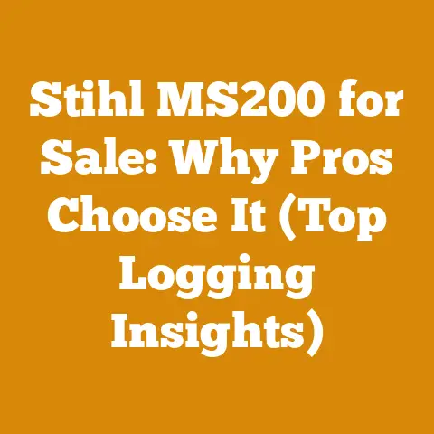 Stihl MS200 for Sale: Why Pros Choose It (Top Logging Insights)