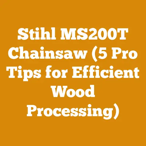 Stihl MS200T Chainsaw (5 Pro Tips for Efficient Wood Processing)