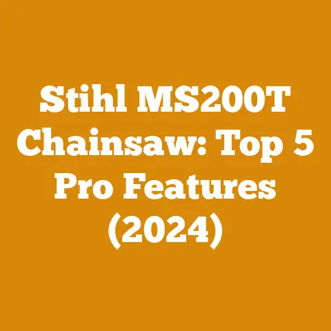 Stihl MS200T Chainsaw: Top 5 Pro Features (2024)