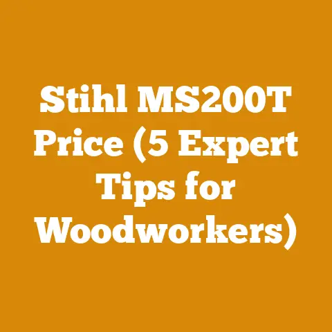 Stihl MS200T Price (5 Expert Tips for Woodworkers)