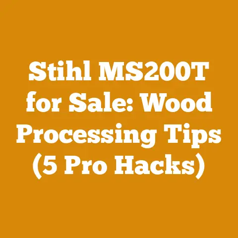 Stihl MS200T for Sale: Wood Processing Tips (5 Pro Hacks)