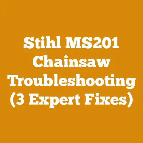 Stihl MS201 Chainsaw Troubleshooting (3 Expert Fixes)