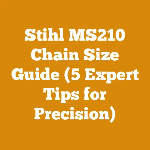 Stihl MS210 Chain Size Guide (5 Expert Tips for Precision)