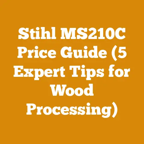 Stihl MS210C Price Guide (5 Expert Tips for Wood Processing)