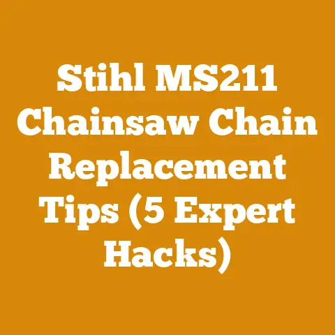 Stihl MS211 Chainsaw Chain Replacement Tips (5 Expert Hacks)