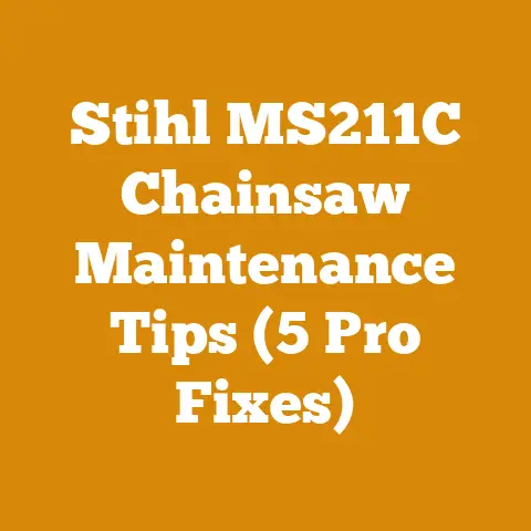 Stihl MS211C Chainsaw Maintenance Tips (5 Pro Fixes)